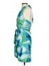 Matty M 100% Rayon Tie-dye Blue Cocktail Dress Size S - photo 5