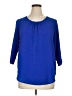 Assorted Brands Blue 3/4 Sleeve T-Shirt Size XL - photo 1