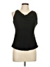 Evan Picone 100% Polyester Black Sleeveless Blouse Size 10 - photo 1
