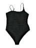 Unbranded Chevron-herringbone Black One Piece Swimsuit Size L - photo 1