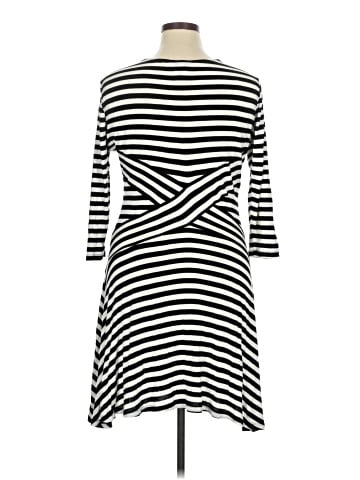 Black Saks Fifth Avenue Casual Dress (view 2)