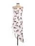 Shein Floral White Cocktail Dress Size 12 - photo 1
