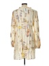 True Craft 100% Rayon Ivory Casual Dress Size L - photo 2
