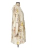 True Craft 100% Rayon Ivory Casual Dress Size L - photo 4