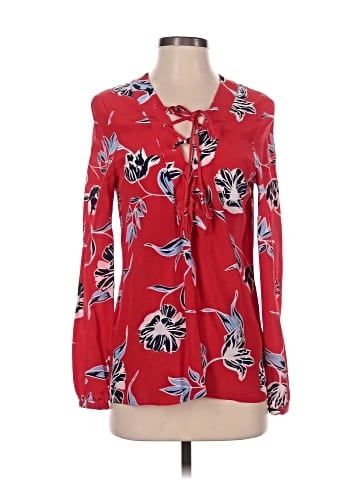 Yumi Kim Long Sleeve Silk Top (view 1)