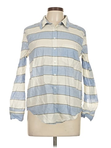 Ann Taylor Factory Long Sleeve Button-Down Shirt (view 1)