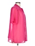Unbranded 100% Polyester Pink Short Sleeve Blouse Size L - photo 4