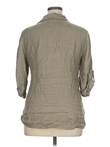 Three Hearts 3/4 Sleeve Button-Down Shirt (view 2)