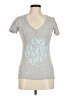 Key Leaf Gray Short Sleeve Top Size M - photo 1