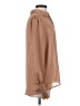 Express 100% Polyester Tan Long Sleeve Blouse Size S - photo 4