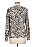 Talbots Animal Print Ivory Pullover Sweater Size L - photo 2