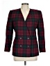 Kasper A.S.L. Plaid Burgundy Blazer Size 10 (petite) - photo 1