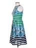 Eliza J 100% Polyester Print Blue Cocktail Dress Size 0 - photo 5
