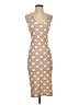Frankies Bikinis Argyle Tan Cocktail Dress Size XS - photo 1