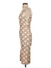 Frankies Bikinis Argyle Tan Cocktail Dress Size XS - photo 5
