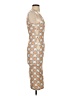 Frankies Bikinis Argyle Tan Cocktail Dress Size XS - photo 4