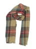 Unbranded Plaid Brown Tan Scarf One size - photo 1