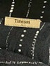 Timeson Stars Black Short Sleeve Blouse Size L - photo 7