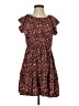 Target 100% Rayon Animal Print Brown Casual Dress Size S - photo 1