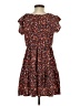 Target 100% Rayon Animal Print Brown Casual Dress Size S - photo 2