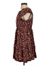 Target 100% Rayon Animal Print Brown Casual Dress Size S - photo 5