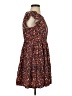Target 100% Rayon Animal Print Brown Casual Dress Size S - photo 4