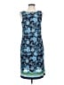 Chico's Paisley Blue Casual Dress Size Sm (0.5) - photo 1
