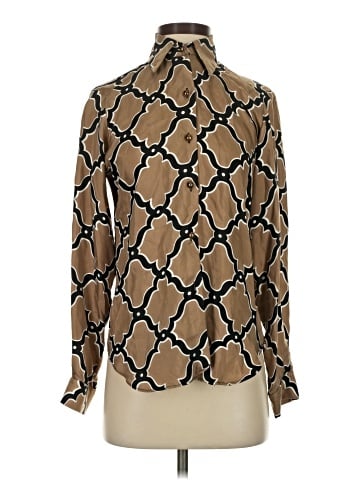 Skirtin Around Long Sleeve Blouse (view 1)