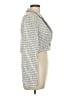 Shein 100% Polyester Houndstooth Ivory Blazer Size L - photo 4