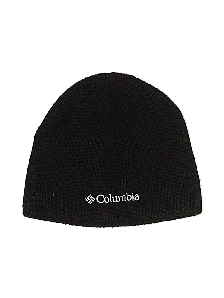Pre-owned Columbia Beanie Hat In Black