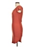 Derek Heart Solid Orange Casual Dress Size L - photo 5