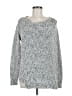 Barneys New York Tweed Silver Gray Pullover Sweater Size M - photo 1