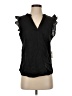Old Navy 100% Cotton Black Sleeveless Blouse Size XS - photo 1
