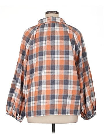 GeeGee 3/4 Sleeve Button-Down Shirt (view 2)
