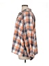 GeeGee Plaid Orange 3/4 Sleeve Button-Down Shirt Size 1X - photo 5