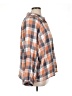 GeeGee Plaid Orange 3/4 Sleeve Button-Down Shirt Size 1X - photo 4
