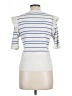 Ann Taylor Ivory Short Sleeve Top Size L - photo 2