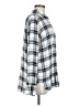 Treasure & Bond Plaid Silver Long Sleeve Button-Down Shirt Size M - photo 4
