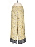 Max Studio Paisley Yellow Casual Pants Size S - photo 1