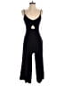 Stradivarius Solid Black Jumpsuit Size S - photo 1