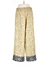 Max Studio Paisley Yellow Casual Pants Size S - photo 2