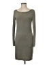 Alice + Olivia Solid Gray Casual Dress Size M - photo 1