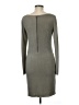 Alice + Olivia Solid Gray Casual Dress Size M - photo 2