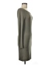 Alice + Olivia Solid Gray Casual Dress Size M - photo 4