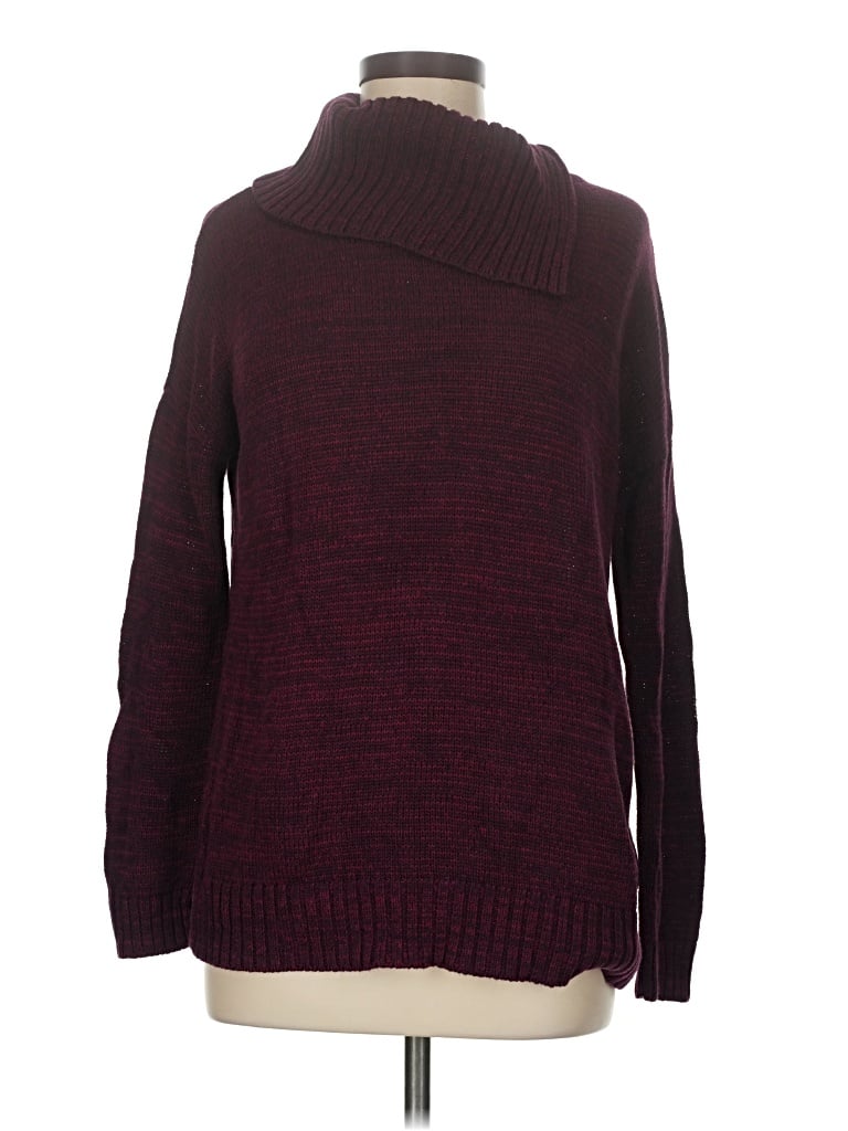 Pre-owned Matty M Turtleneck Sweater In Burgundy
