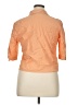 DKNY Orange 3/4 Sleeve Button-Down Shirt Size 14 - photo 2