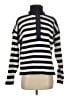 OUTERKNOWN 100% Cotton Stripes Ivory Turtleneck Sweater Size S - photo 1