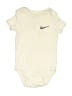 Nike 100% Cotton Ivory Short Sleeve Onesie 3-6 MO / 6 MO - photo 1
