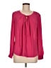Daniel Rainn 100% Polyester Pink Long Sleeve Blouse Size M - photo 1