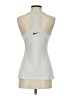 Nike 100% Polyester Silver Active Tank Size S - photo 2